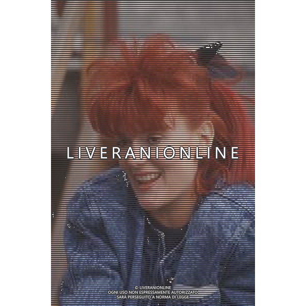DIAP-RETROSPETTIVA DONATELLA RETTORE CANTANTE NELLA FOTO DONATELLA RETTORE A SAINT VINCENT NELL\'ANNO 1987 AG ALDO LIVERANI SAS