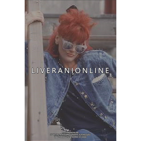 DIAP-RETROSPETTIVA DONATELLA RETTORE CANTANTE NELLA FOTO DONATELLA RETTORE A SAINT VINCENT NELL\'ANNO 1987 AG ALDO LIVERANI SAS