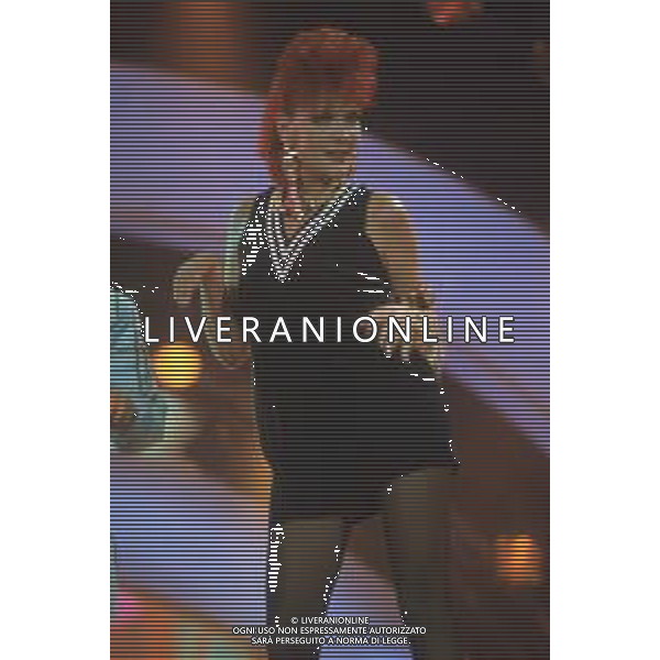DIAP-RETROSPETTIVA DONATELLA RETTORE CANTANTE NELLA FOTO DONATELLA RETTORE A SAINT VINCENT NELL\'ANNO 1987 AG ALDO LIVERANI SAS