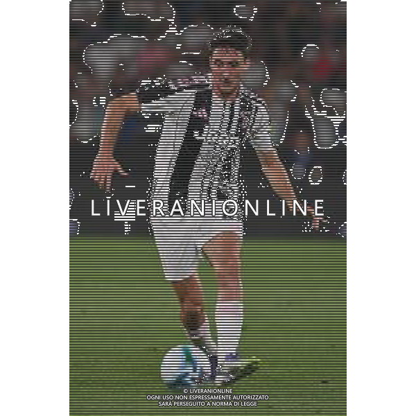 Atalanta vs Juventus nella foto Andrea Cambiaso (Juventus) Bergamo 16-08-2025 Stadio di Bergamo Atalanta vs Juventus - amichevole precampionato foto Roberto Garavaglia/Agenzia Aldo Liverani sas
