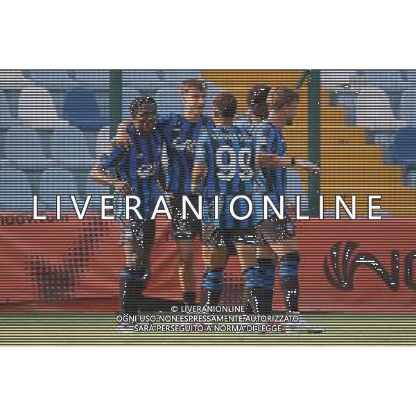 TVRCOR Giana Erminio vs Atalanta U23 nella foto esultanza dopo il goal di Moustapha Elhad Cisse, Gorgonzola (MI) 16-08-2025 Stadio comunale Città di Gorgonzola (MI) – primo turno Coppa Italia Serie C foto Roberta Corradin/Agenzia Aldo Liverani sas - AGENZIA ALDO LIVERANI SAS- AGENZIA ALDO LIVERANI SAS
