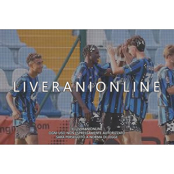 TVRCOR Giana Erminio vs Atalanta U23 nella foto esultanza dopo il goal di Moustapha Elhad Cisse, Gorgonzola (MI) 16-08-2025 Stadio comunale Città di Gorgonzola (MI) – primo turno Coppa Italia Serie C foto Roberta Corradin/Agenzia Aldo Liverani sas - AGENZIA ALDO LIVERANI SAS- AGENZIA ALDO LIVERANI SAS