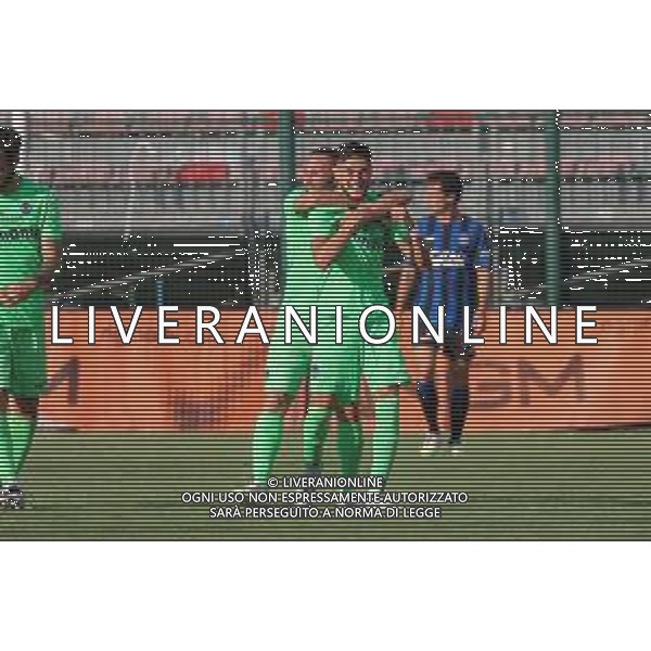 TVRCOR Giana Erminio vs Atalanta U23 nella foto esultanza dopo il goal di Federico Renda, Gorgonzola (MI) 16-08-2025 Stadio comunale Città di Gorgonzola (MI) – primo turno Coppa Italia Serie C foto Roberta Corradin/Agenzia Aldo Liverani sas - AGENZIA ALDO LIVERANI SAS- AGENZIA ALDO LIVERANI SAS