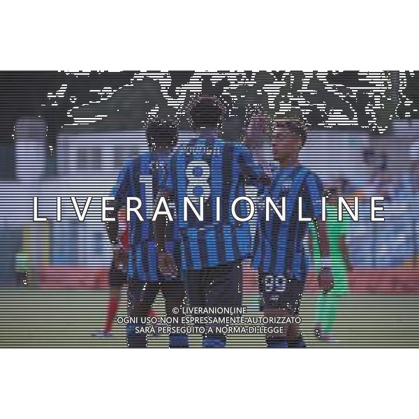 TVRCOR Giana Erminio vs Atalanta U23 nella foto esultanza dopo il goal di Digne Kaelas Pounga, Gorgonzola (MI) 16-08-2025 Stadio comunale Città di Gorgonzola (MI) – primo turno Coppa Italia Serie C foto Roberta Corradin/Agenzia Aldo Liverani sas - AGENZIA ALDO LIVERANI SAS- AGENZIA ALDO LIVERANI SAS