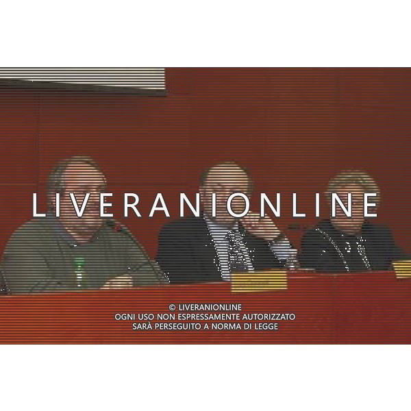 MILANO 14/2/2006 SALA INDRO MONTANELLI VIA SOLFERINO, 26 NELLA FOTO LUCA DONINELLI, ARMANDO TORNO E MAURIZIO CUCCHI FOTO ROMANO/AG ALDO LIVERANI