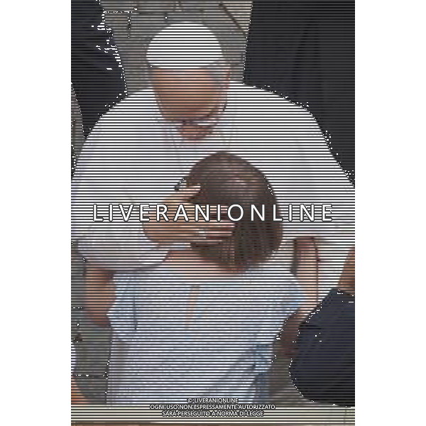 Castel Gandolfo 17 Agosto 2025 Papa Leone XIV recita la preghiera dell’Angelus a Castel Gandolfo Nella foto: Papa Leone XIV Foto Credit: Andrea Bracaglia- AGENZIA ALDO LIVERANI SAS