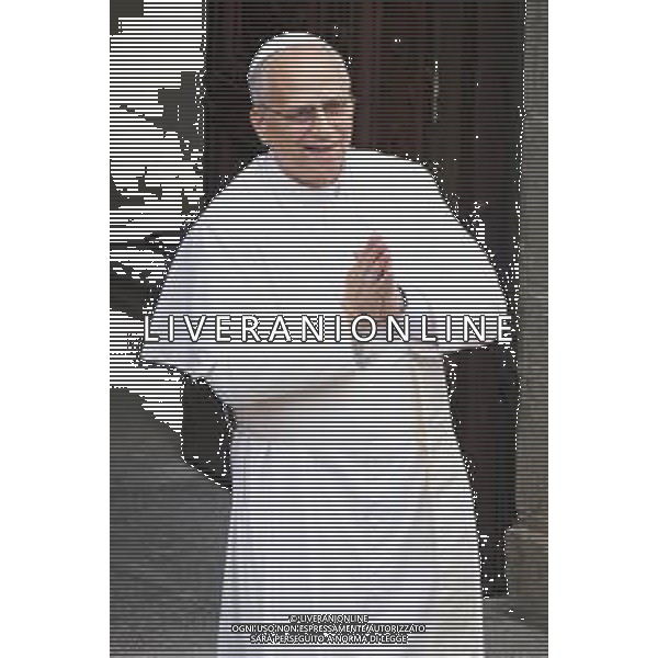 Castel Gandolfo 17 Agosto 2025 Papa Leone XIV recita la preghiera dell’Angelus a Castel Gandolfo Nella foto: Papa Leone XIV Foto Credit: Andrea Bracaglia- AGENZIA ALDO LIVERANI SAS