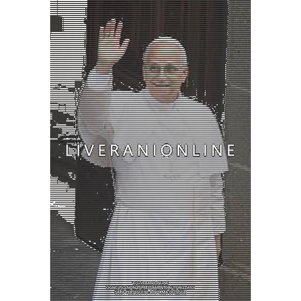 Castel Gandolfo 17 Agosto 2025 Papa Leone XIV recita la preghiera dell’Angelus a Castel Gandolfo Nella foto: Papa Leone XIV Foto Credit: Andrea Bracaglia- AGENZIA ALDO LIVERANI SAS