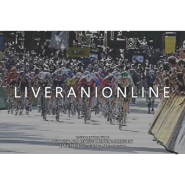 17-08-2025 Classica Di Amburgo; 2025, Q36.5; 2025, Lotto; 2025, Soudal - Quick Step; 2025, Alpecin - Deceuninck; Townsend, Rory; De Lie, Arnaud; Magnier, Paul; Philipsen, Jasper; Amburgo; ©SIROTTI - AGENZIA ALDO LIVERANI SAS