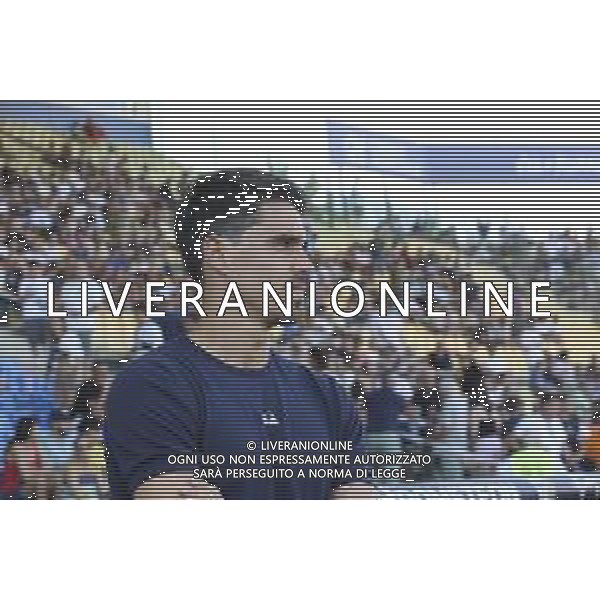 Carlos Cuesta Head Coach of Parma AC during Parma Calcio vs Pescare Calcio, 32° leg of Coppa Italia Frecciarossa 2025-26 game at Ennio Tardini stadium in Parma (PR), Italy, on Agust 17, 2025. (Photo by Davide Casentini) FOTO DAVIDE CASENTINI-AG ALDO LIVERANI SAS