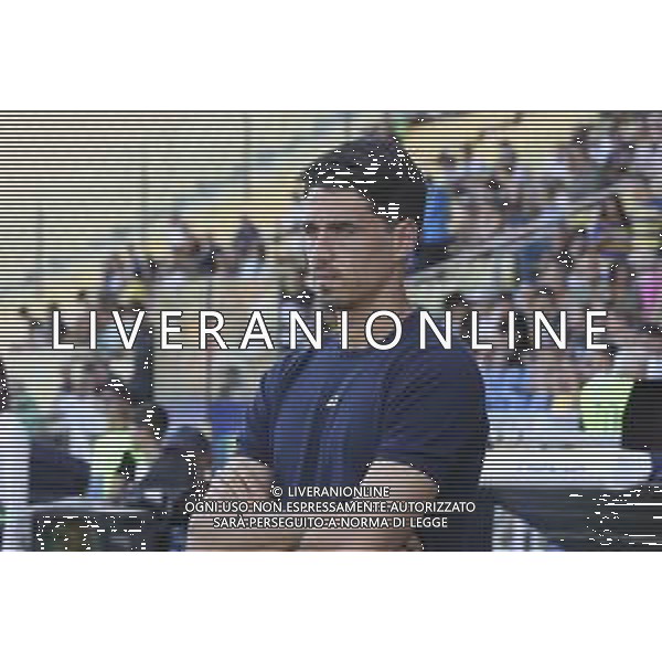 Carlos Cuesta Head Coach of Parma AC during Parma Calcio vs Pescare Calcio, 32° leg of Coppa Italia Frecciarossa 2025-26 game at Ennio Tardini stadium in Parma (PR), Italy, on Agust 17, 2025. (Photo by Davide Casentini) FOTO DAVIDE CASENTINI-AG ALDO LIVERANI SAS