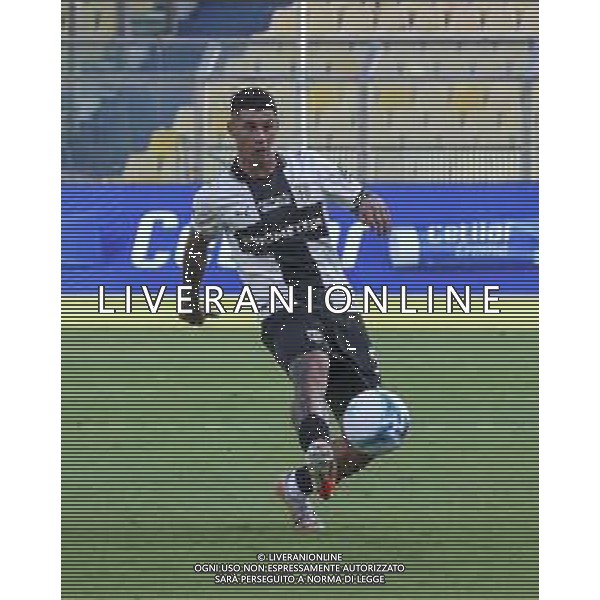 Lautaro Rodrigo Valenti of Parma AC play the ball during Parma Calcio vs Pescare Calcio, 32° leg of Coppa Italia Frecciarossa 2025-26 game at Ennio Tardini stadium in Parma (PR), Italy, on Agust 17, 2025. (Photo by Davide Casentini) FOTO DAVIDE CASENTINI-AG ALDO LIVERANI SAS