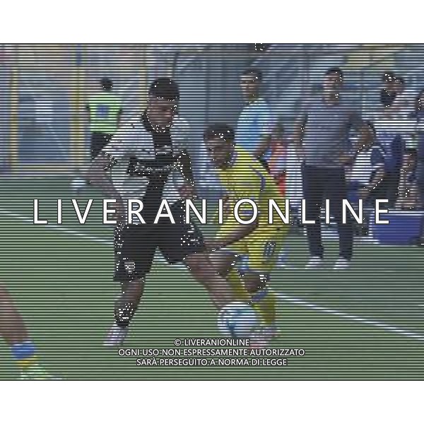 Lautaro Rodrigo Valenti of Parma AC play the ball during Parma Calcio vs Pescare Calcio, 32° leg of Coppa Italia Frecciarossa 2025-26 game at Ennio Tardini stadium in Parma (PR), Italy, on Agust 17, 2025. (Photo by Davide Casentini) FOTO DAVIDE CASENTINI-AG ALDO LIVERANI SAS