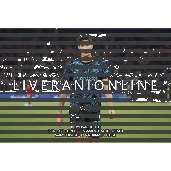 TVEM August 16, 2025 Bari, Italy - FC Inter vs Olympiacos FC - friendly match - San Nicola Stadium. In the pic: Alessandro Bastoni of FC Inter FOTO EMMANUELE MASTRODONATO-AG ALDO LIVERANI SAS