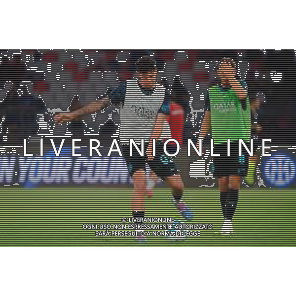TVEM August 16, 2025 Bari, Italy - FC Inter vs Olympiacos FC - friendly match - San Nicola Stadium. In the pic: Alessandro Bastoni of FC Inter FOTO EMMANUELE MASTRODONATO-AG ALDO LIVERANI SAS