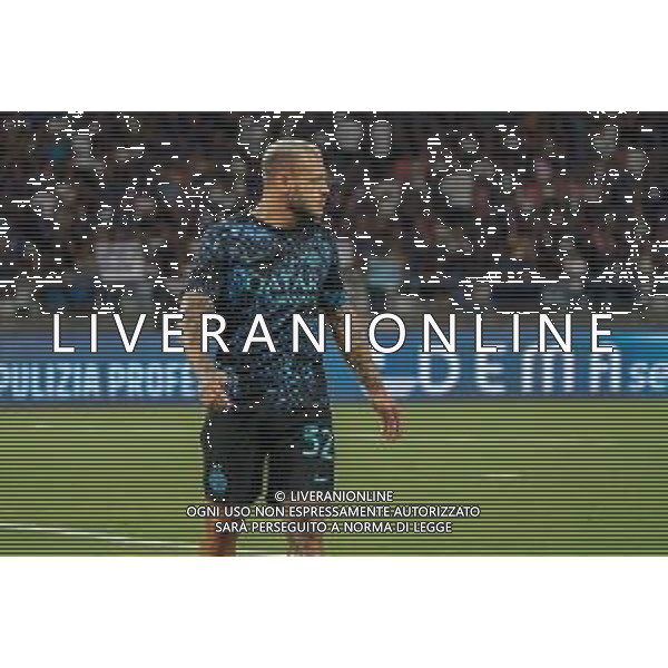 TVEM August 16, 2025 Bari, Italy - FC Inter vs Olympiacos FC - friendly match - San Nicola Stadium. In the pic: Federico Dimarco of FC Inter FOTO EMMANUELE MASTRODONATO-AG ALDO LIVERANI SAS