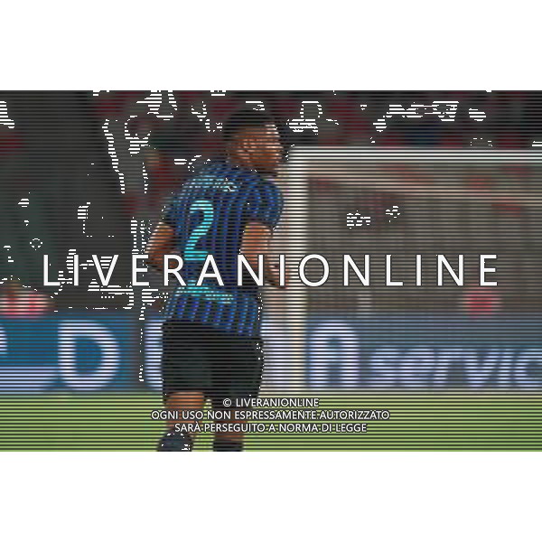 TVEM August 16, 2025 Bari, Italy - FC Inter vs Olympiacos FC - friendly match - San Nicola Stadium. In the pic: Denzel Dumfries of FC Inter FOTO EMMANUELE MASTRODONATO-AG ALDO LIVERANI SAS
