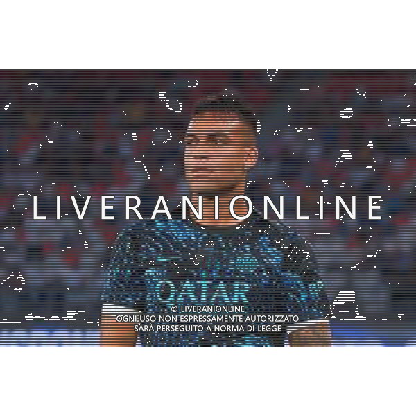 TVEM August 16, 2025 Bari, Italy - FC Inter vs Olympiacos FC - friendly match - San Nicola Stadium. In the pic: Lautaro Martínez of FC Inter FOTO EMMANUELE MASTRODONATO-AG ALDO LIVERANI SAS
