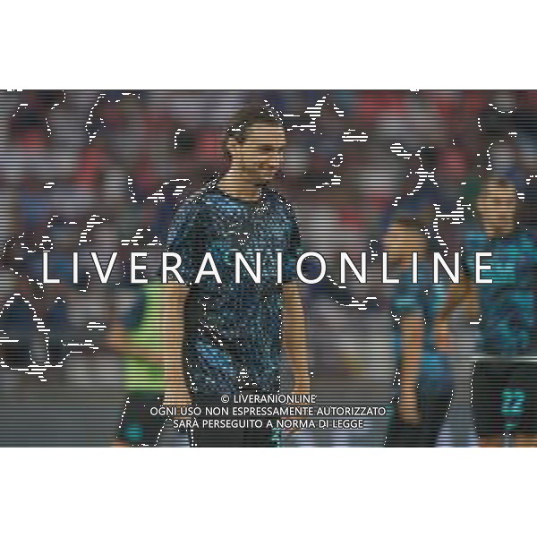 TVEM August 16, 2025 Bari, Italy - FC Inter vs Olympiacos FC - friendly match - San Nicola Stadium. In the pic: Matteo Darmian of FC Inter FOTO EMMANUELE MASTRODONATO-AG ALDO LIVERANI SAS