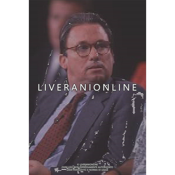 DIAP-RETROSPETTIVA MAURIZIO MOSCA GIORNALISTA NELLA FOTO MAURIZIO MOSCA AG ALDO LIVERANI SAS