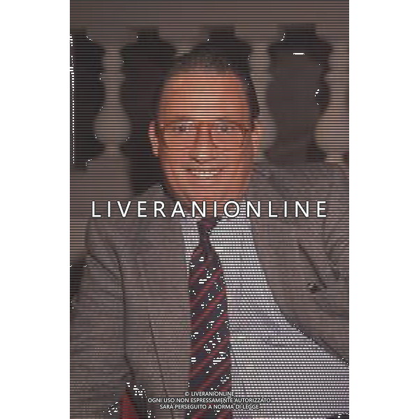 DIAP-RETROSPETTIVA MAURIZIO MOSCA GIORNALISTA NELLA FOTO MAURIZIO MOSCA AG ALDO LIVERANI SAS