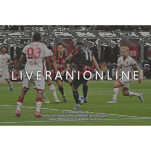 Milan vs Bari nella foto Christian Mate Pulisic (Milan) segna il gol del 2 a 0 Milano 17-08-2025 Stadio Giuseppe Meazza - San Siro Milan vs Bari Coppa Italia Frecciarossa - trentaduesimi di finale foto Roberto Garavaglia/Agenzia Aldo Liverani sas