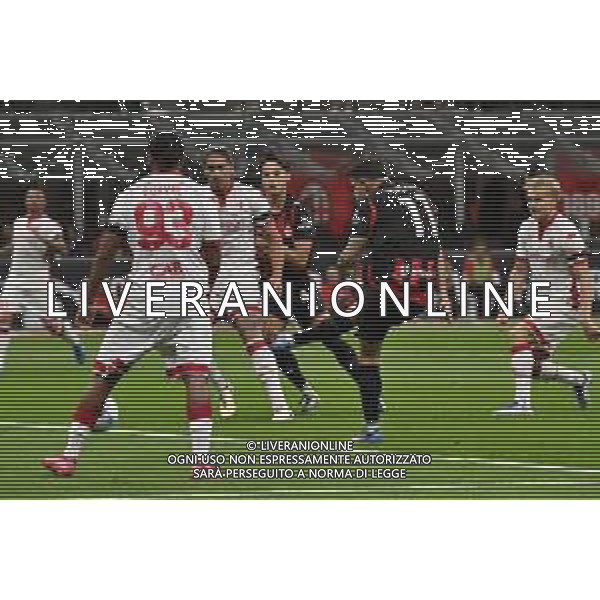 Milan vs Bari nella foto Christian Mate Pulisic (Milan) segna il gol del 2 a 0 Milano 17-08-2025 Stadio Giuseppe Meazza - San Siro Milan vs Bari Coppa Italia Frecciarossa - trentaduesimi di finale foto Roberto Garavaglia/Agenzia Aldo Liverani sas