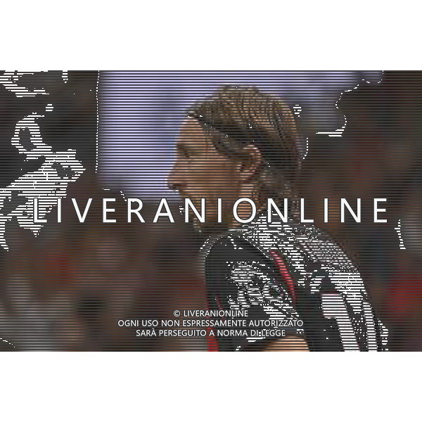 Milan vs Bari nella foto Luka Modric (Milan) Milano 17-08-2025 Stadio Giuseppe Meazza - San Siro Milan vs Bari Coppa Italia Frecciarossa - trentaduesimi di finale foto Roberto Garavaglia/Agenzia Aldo Liverani sas