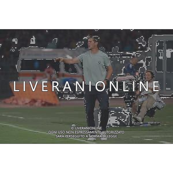 TVEM August 16, 2025 Bari, Italy - FC Inter vs Olympiacos FC - friendly match - San Nicola Stadium. In the pic: coach Cristian Chivu of FC Inter FOTO EMMANUELE MASTRODONJATO-AG ALDO LIVERANI SAS