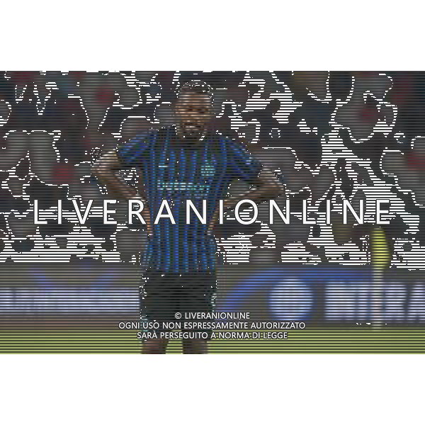 TVEM August 16, 2025 Bari, Italy - FC Inter vs Olympiacos FC - friendly match - San Nicola Stadium. In the pic: Marcus Thuram of FC Inter disappointment FOTO EMMANUELE MASTRODONJATO-AG ALDO LIVERANI SAS