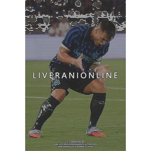 TVEM August 16, 2025 Bari, Italy - FC Inter vs Olympiacos FC - friendly match - San Nicola Stadium. In the pic: Lautaro Martínez of FC Inter disappointment FOTO EMMANUELE MASTRODONJATO-AG ALDO LIVERANI SAS