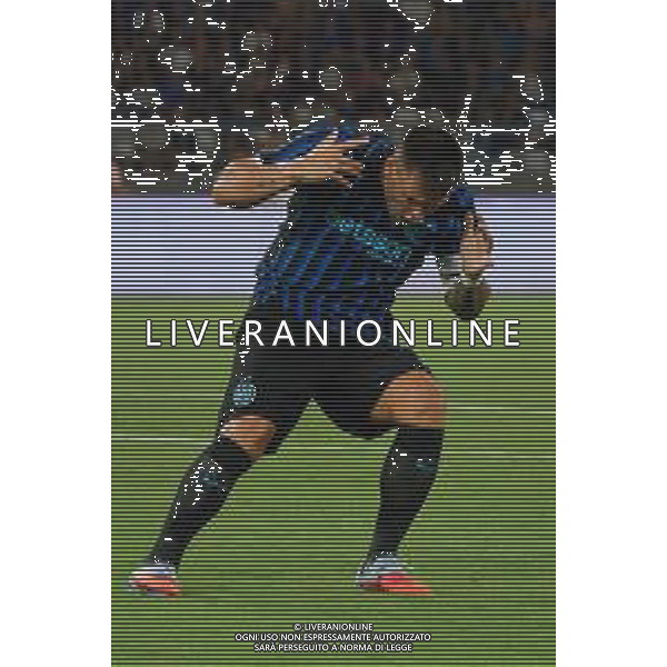 TVEM August 16, 2025 Bari, Italy - FC Inter vs Olympiacos FC - friendly match - San Nicola Stadium. In the pic: Lautaro Martínez of FC Inter disappointment FOTO EMMANUELE MASTRODONJATO-AG ALDO LIVERANI SAS