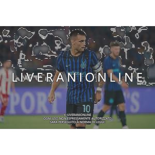 TVEM August 16, 2025 Bari, Italy - FC Inter vs Olympiacos FC - friendly match - San Nicola Stadium. In the pic: Lautaro Martínez of FC Inter FOTO EMMANUELE MASTRODONJATO-AG ALDO LIVERANI SAS