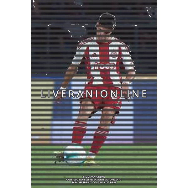 TVEM August 16, 2025 Bari, Italy - FC Inter vs Olympiacos FC - friendly match - San Nicola Stadium. In the pic: Argiris Liatsikouras of Olympiakos FC FOTO EMMANUELE MASTRODONJATO-AG ALDO LIVERANI SAS