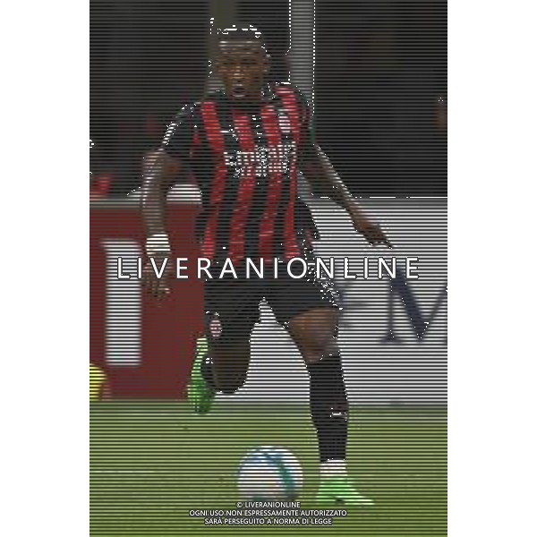 Milan vs Bari nella foto Pervis Estupinan (Milan) Milano 17-08-2025 Stadio Giuseppe Meazza - San Siro Milan vs Bari Coppa Italia Frecciarossa - trentaduesimi di finale foto Roberto Garavaglia/Agenzia Aldo Liverani sas