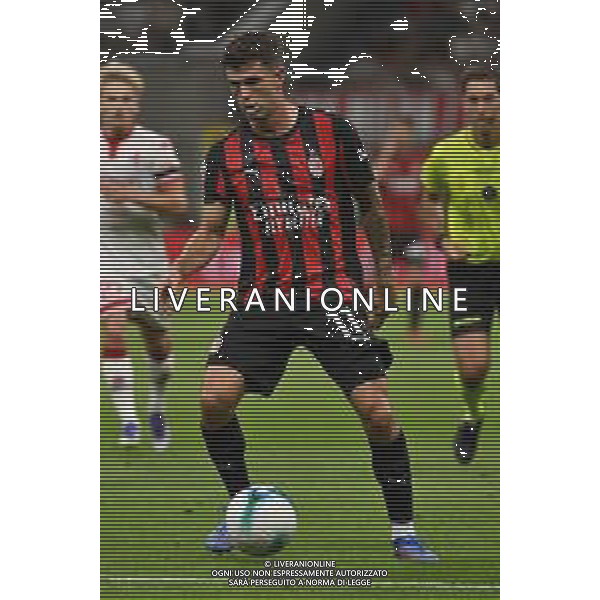 Milan vs Bari nella foto Christian Mate Pulisic (Milan) Milano 17-08-2025 Stadio Giuseppe Meazza - San Siro Milan vs Bari Coppa Italia Frecciarossa - trentaduesimi di finale foto Roberto Garavaglia/Agenzia Aldo Liverani sas