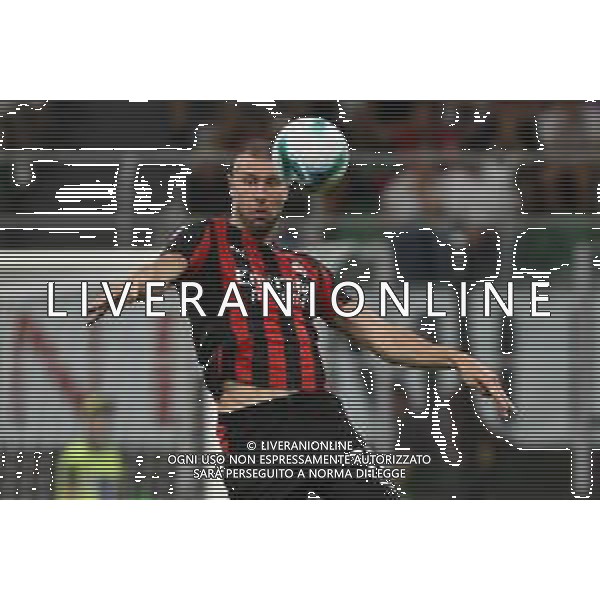 Milan vs Bari nella foto Strahinja Pavlovic (Milan) Milano 17-08-2025 Stadio Giuseppe Meazza - San Siro Milan vs Bari Coppa Italia Frecciarossa - trentaduesimi di finale foto Roberto Garavaglia/Agenzia Aldo Liverani sas