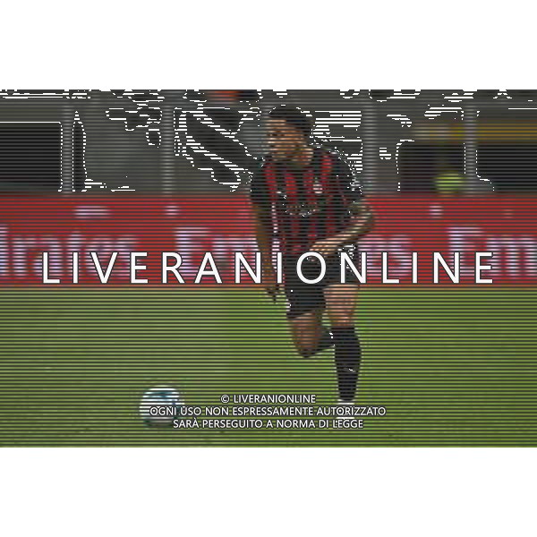 Milan vs Bari nella foto Noah Okafor (Milan) Milano 17-08-2025 Stadio Giuseppe Meazza - San Siro Milan vs Bari Coppa Italia Frecciarossa - trentaduesimi di finale foto Roberto Garavaglia/Agenzia Aldo Liverani sas