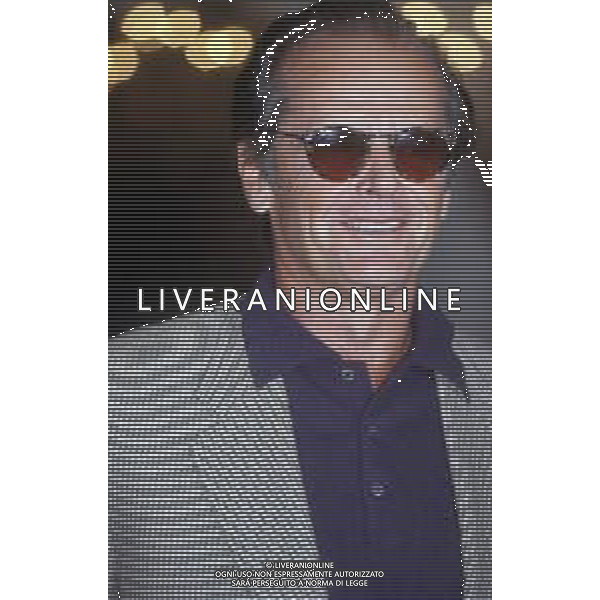 DIAP-RETROSPETTIVA JACK NICHOLSON ATTORE NELLA FOTO JACK NICHOLSON A VENEZIA NELL\'ANNO 1994 AG ALDO LIVERANI SAS