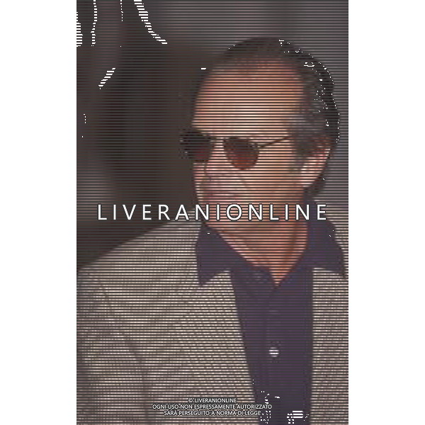 DIAP-RETROSPETTIVA JACK NICHOLSON ATTORE NELLA FOTO JACK NICHOLSON A VENEZIA NELL\'ANNO 1994 AG ALDO LIVERANI SAS