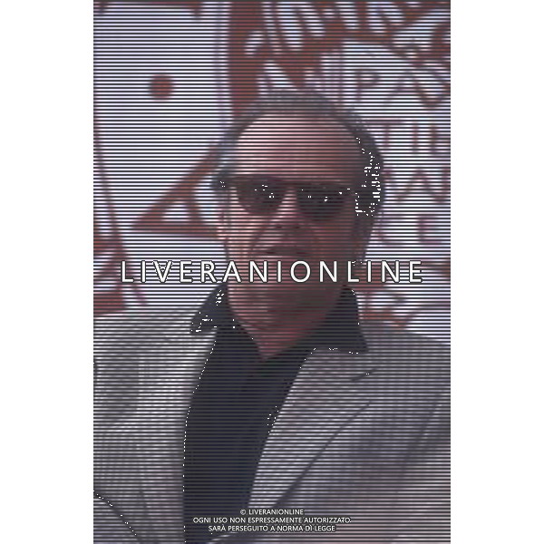 DIAP-RETROSPETTIVA JACK NICHOLSON ATTORE NELLA FOTO JACK NICHOLSON A VENEZIA NELL\'ANNO 1994 AG ALDO LIVERANI SAS