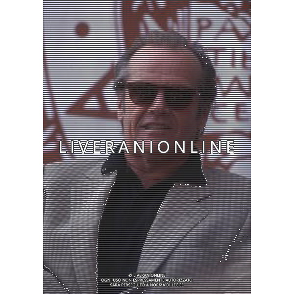 DIAP-RETROSPETTIVA JACK NICHOLSON ATTORE NELLA FOTO JACK NICHOLSON A VENEZIA NELL\'ANNO 1994 AG ALDO LIVERANI SAS 