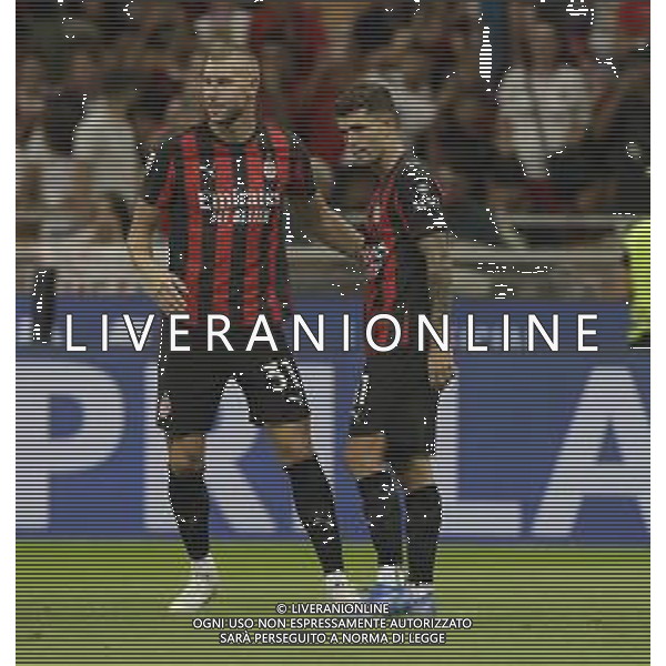 ESULTANZA DOPOGOL CHRISTIAN PULISIC -Milan vs Bari Coppa Italia Frecciarossa - trentaduesimi di finale Milano 17-08-2025 ©PAOLO GIAMPIETRI - AGENZIA ALDO LIVERANI SAS