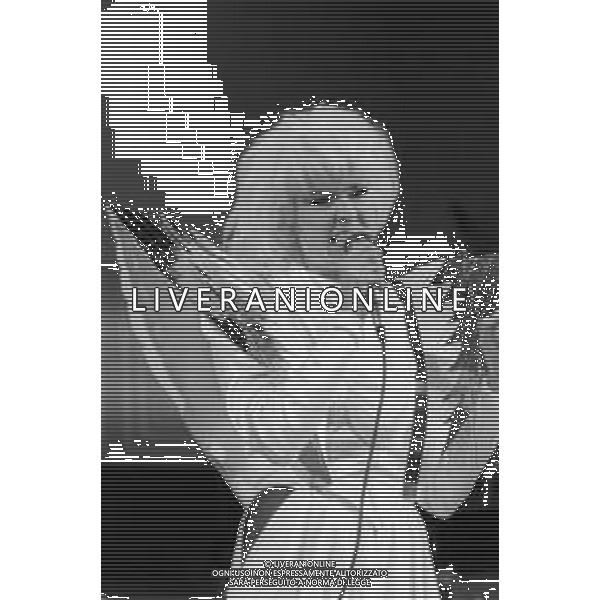 NEG-RETROSPETTIVA DONATELLA RETTORE CANTANTE NELLA FOTO DONATELLA RETTORE NELL\'ANNO 1986 AL FESTIVAL DI SANREMO AG ALDO LIVERANI SAS