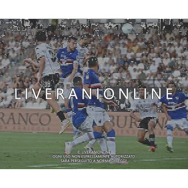 TVRG Spezia vs Sampdoria nella foto Gabriele Artistico (Spezia) segna il gol dell\'1 a 1 La Spezia 18-08-2025 Stadio Alberto Picco Spezia vs Sampdoria - trentaduesimi di finale Coppa Italia Frecciarossa foto Roberto Garavaglia/Agenzia Aldo Liverani sas