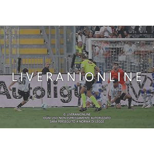 TVRG Spezia vs Sampdoria nella foto Pietro Candelari (Spezia) occasione da gol La Spezia 18-08-2025 Stadio Alberto Picco Spezia vs Sampdoria - trentaduesimi di finale Coppa Italia Frecciarossa foto Roberto Garavaglia/Agenzia Aldo Liverani sas