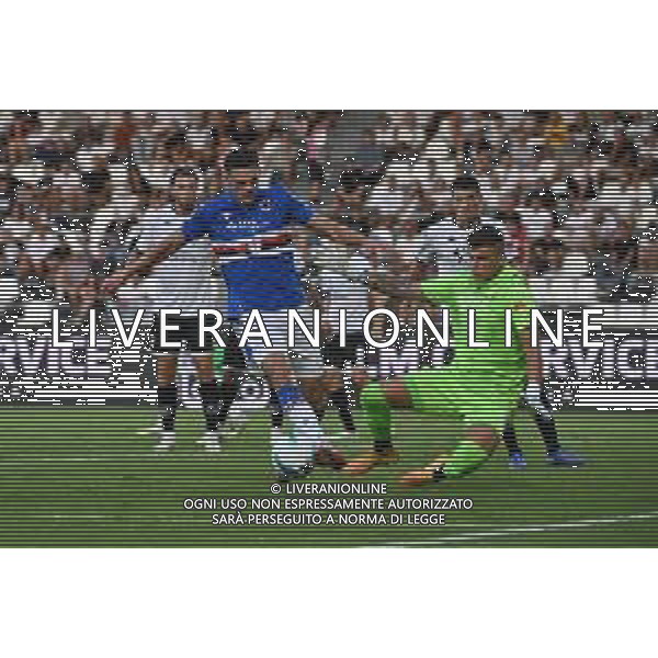 TVRG Spezia vs Sampdoria nella foto Marvin Cuni (Sampdoria) occasione da gol La Spezia 18-08-2025 Stadio Alberto Picco Spezia vs Sampdoria - trentaduesimi di finale Coppa Italia Frecciarossa foto Roberto Garavaglia/Agenzia Aldo Liverani sas
