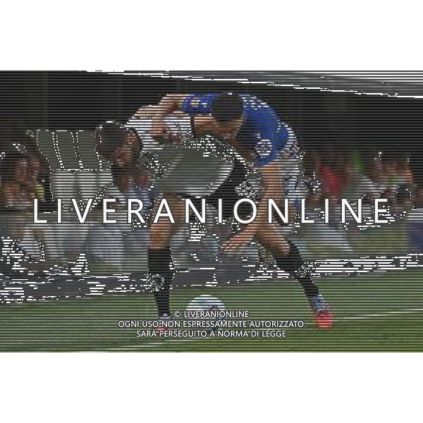 TVRG Spezia vs Sampdoria nella foto Petko Rosenov Hristov (Spezia) e Marvin Cuni (Sampdoria) La Spezia 18-08-2025 Stadio Alberto Picco Spezia vs Sampdoria - trentaduesimi di finale Coppa Italia Frecciarossa foto Roberto Garavaglia/Agenzia Aldo Liverani sas