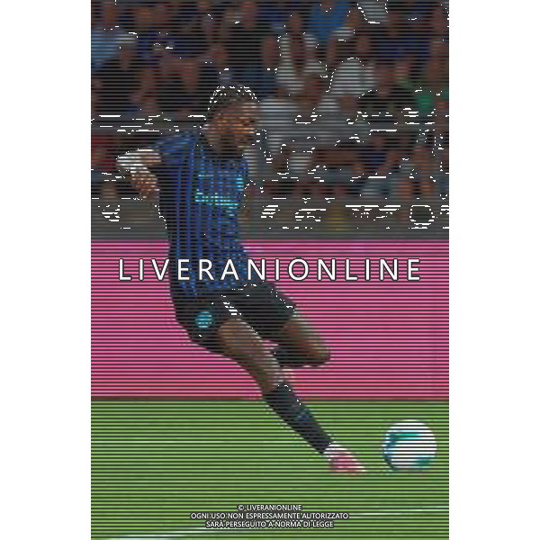 TVEM August 16, 2025 Bari, Italy - FC Inter vs Olympiacos FC - friendly match - San Nicola Stadium. In the pic: Marcus Thuram of FC Inter foto emmanuele mastrodonato-ag aldo liverani sas