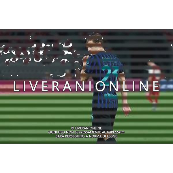 TVEM August 16, 2025 Bari, Italy - FC Inter vs Olympiacos FC - friendly match - San Nicola Stadium. In the pic: Nicolò Barella of FC Inter foto emmanuele mastrodonato-ag aldo liverani sas